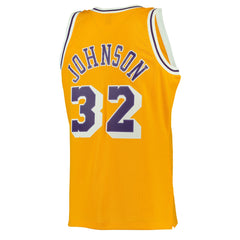 Mitchell & Ness Magic Johnson Los Angeles Lakers 1984/85 Hardwood Classics Swingman Jersey