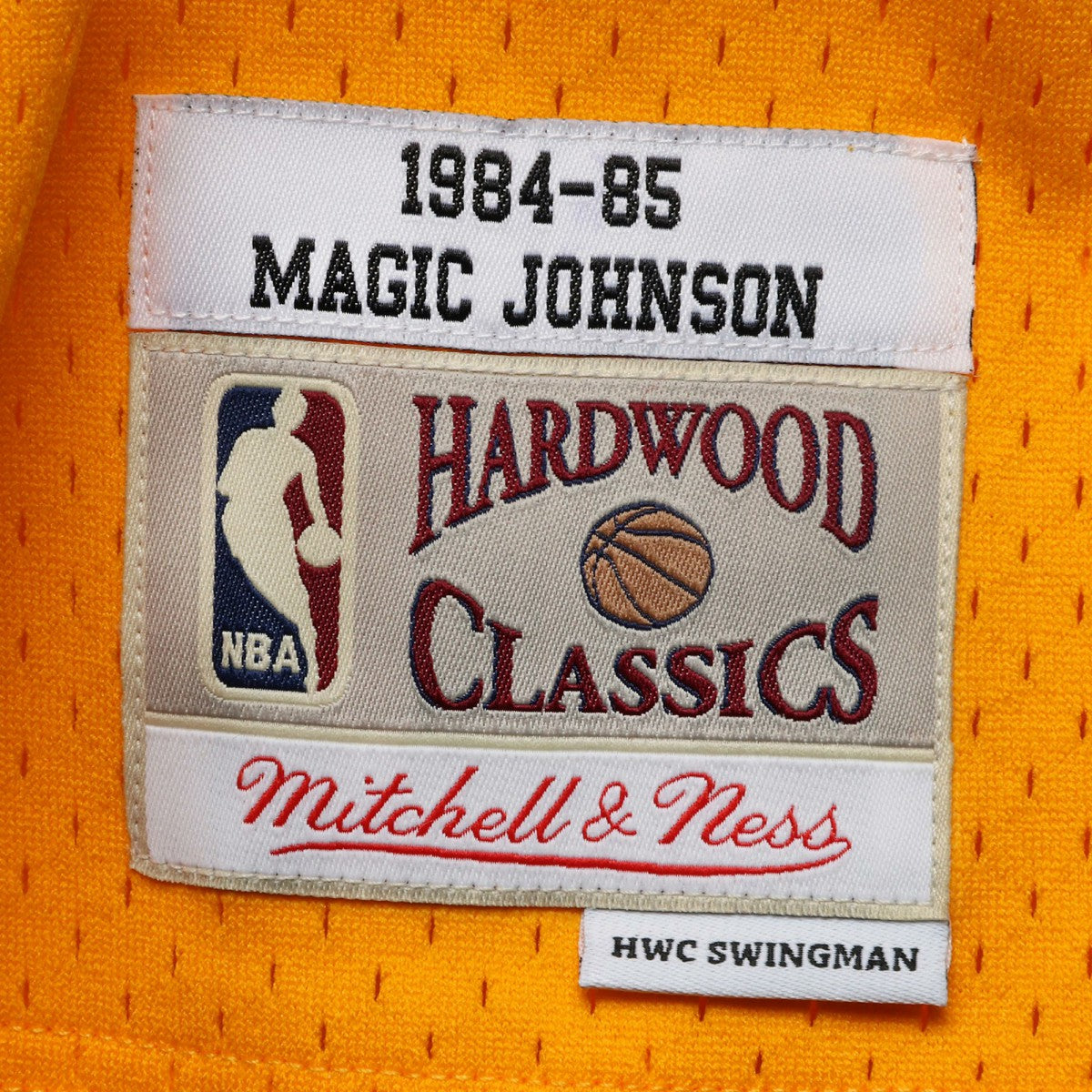 Mitchell & Ness Magic Johnson Los Angeles Lakers 1984/85 Hardwood Classics Swingman Jersey