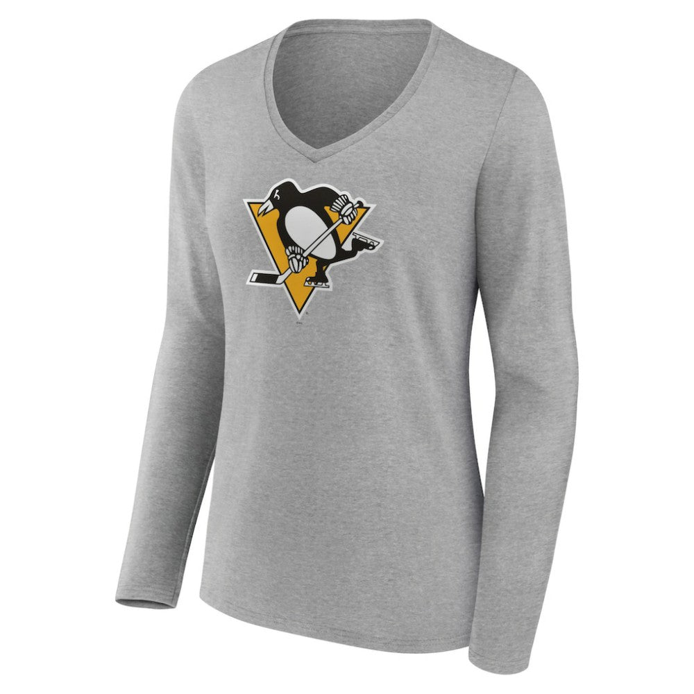 NHL Pittsburgh Penguins Women's Primary Logo Long Sleeve T-Shirt