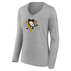 NHL Pittsburgh Penguins Women's Primary Logo Long Sleeve T-Shirt