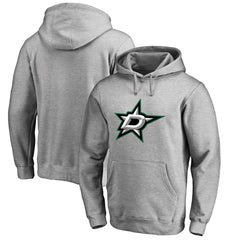 NHL Dallas Stars Primary Team Logo Fleece Fitted Pullover Hoodie