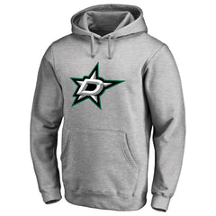 NHL Dallas Stars Primary Team Logo Fleece Fitted Pullover Hoodie