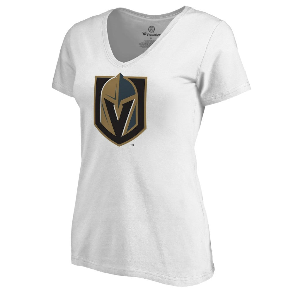 NHL Vegas Golden Knights Women's Alternate Primary Logo V-Neck T-Shirt