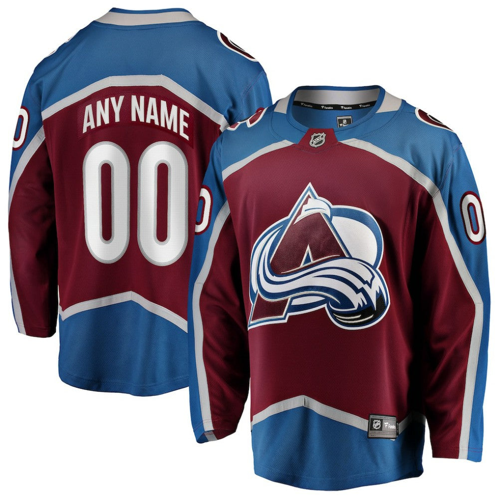 NHL Colorado Avalanche Fanatics Home Breakaway Custom Jersey