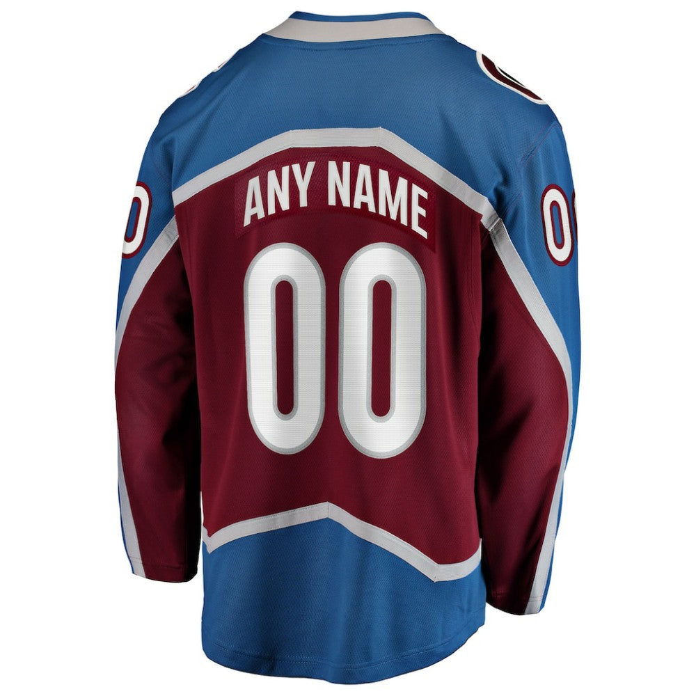 NHL Colorado Avalanche Fanatics Home Breakaway Custom Jersey