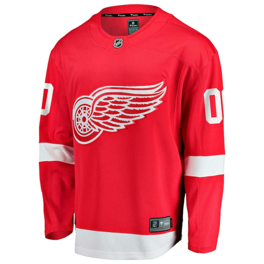 NHL Detroit Red Wings Fanatics Home Breakaway Custom Jersey