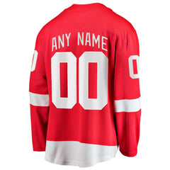 NHL Detroit Red Wings Fanatics Home Breakaway Custom Jersey