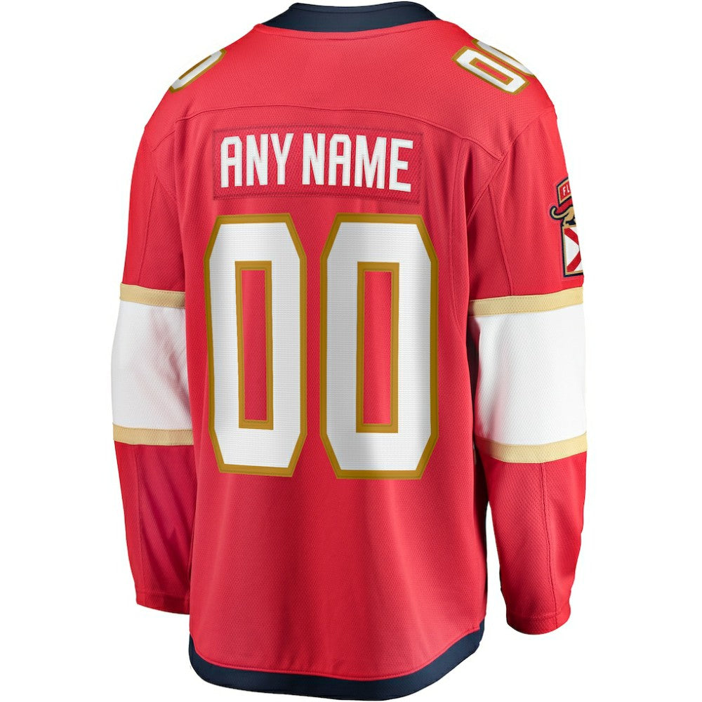 NHL Florida Panthers Fanatics Home Breakaway Custom Jersey