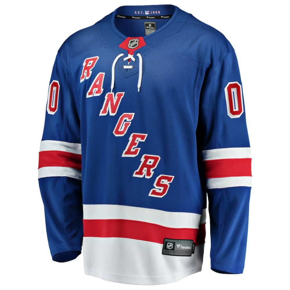 NHL New York Rangers Fanatics Home Breakaway Custom Jersey