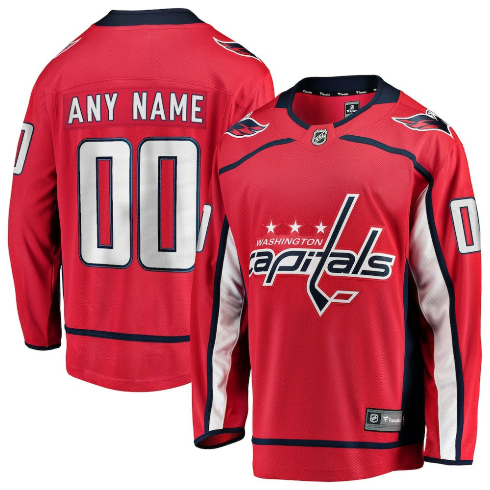 NHL Washington Capitals Fanatics Home Breakaway Custom Jersey