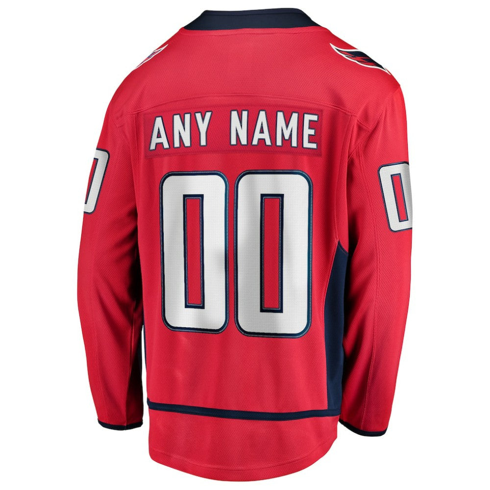 NHL Washington Capitals Fanatics Home Breakaway Custom Jersey