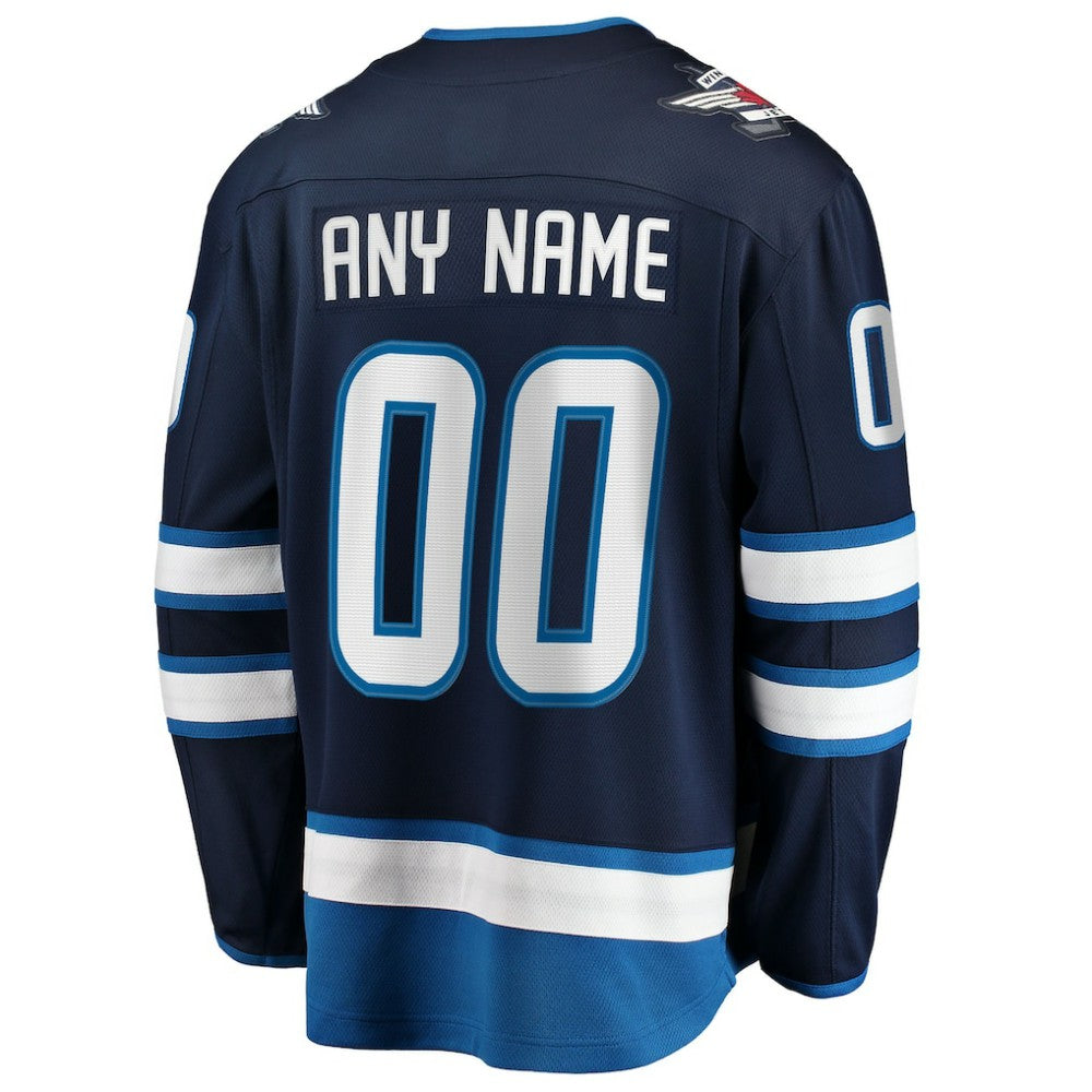 NHL Winnipeg Jets Fanatics Home Breakaway Custom Jersey