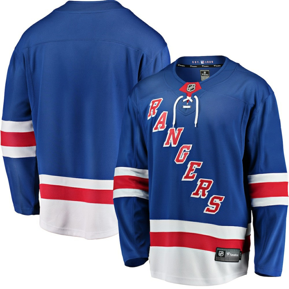 NHL New York Rangers Fanatics Breakaway Home Jersey