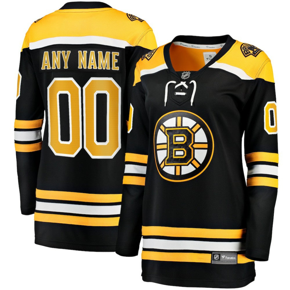 NHL Boston Bruins Fanatics Women's Home Breakaway Custom Jersey