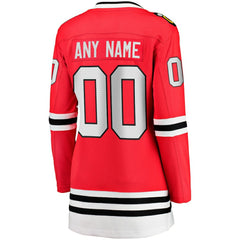 NHL Chicago Blackhawks Fanatics Women's Home Breakaway Custom Jersey