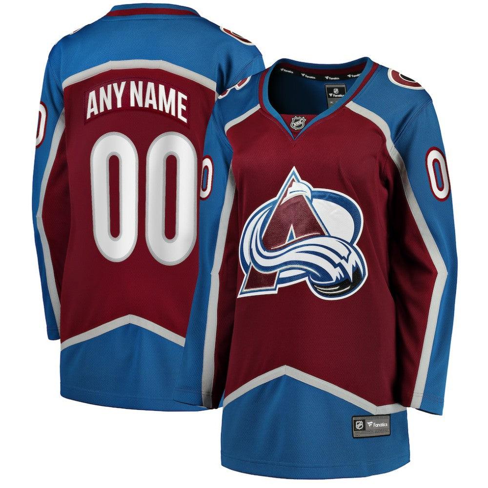 NHL Colorado Avalanche Fanatics Women's Home Breakaway Custom Jersey
