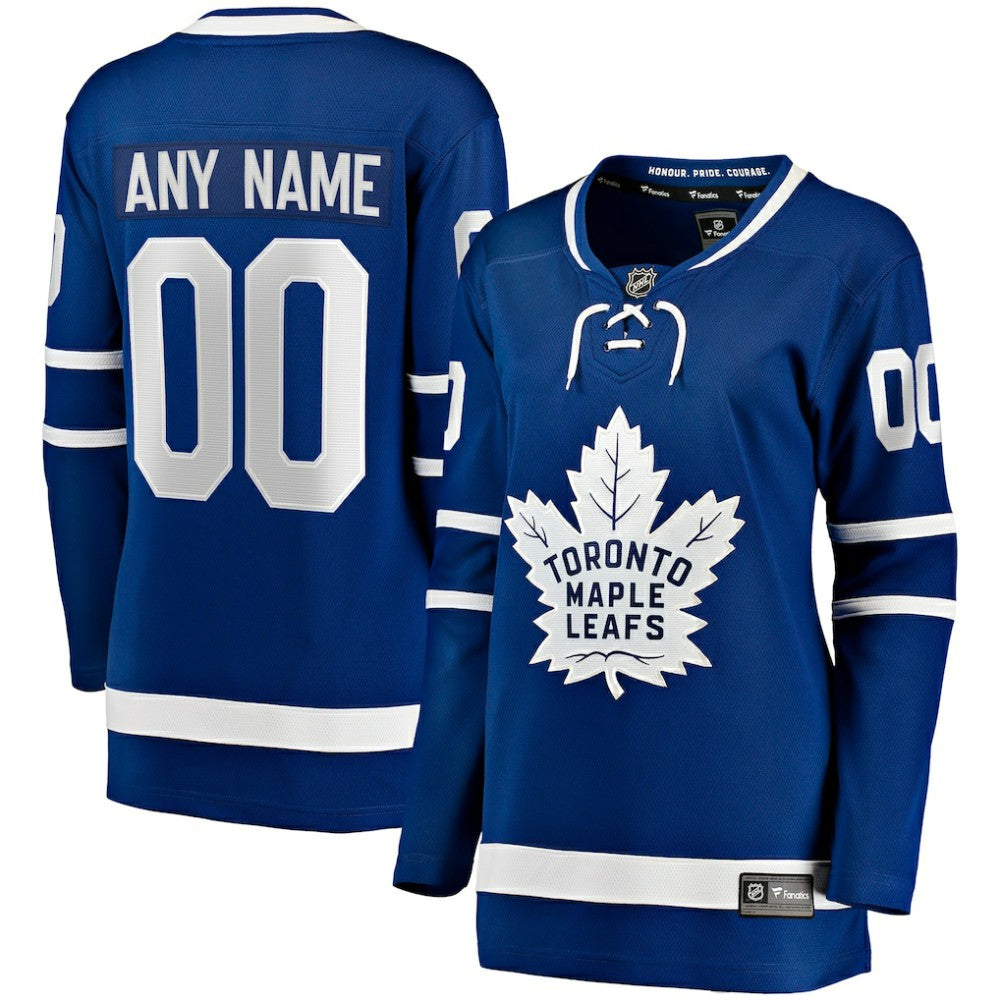 NHL Toronto Maple Leafs Fanatics Women's Home Breakaway Custom Jersey