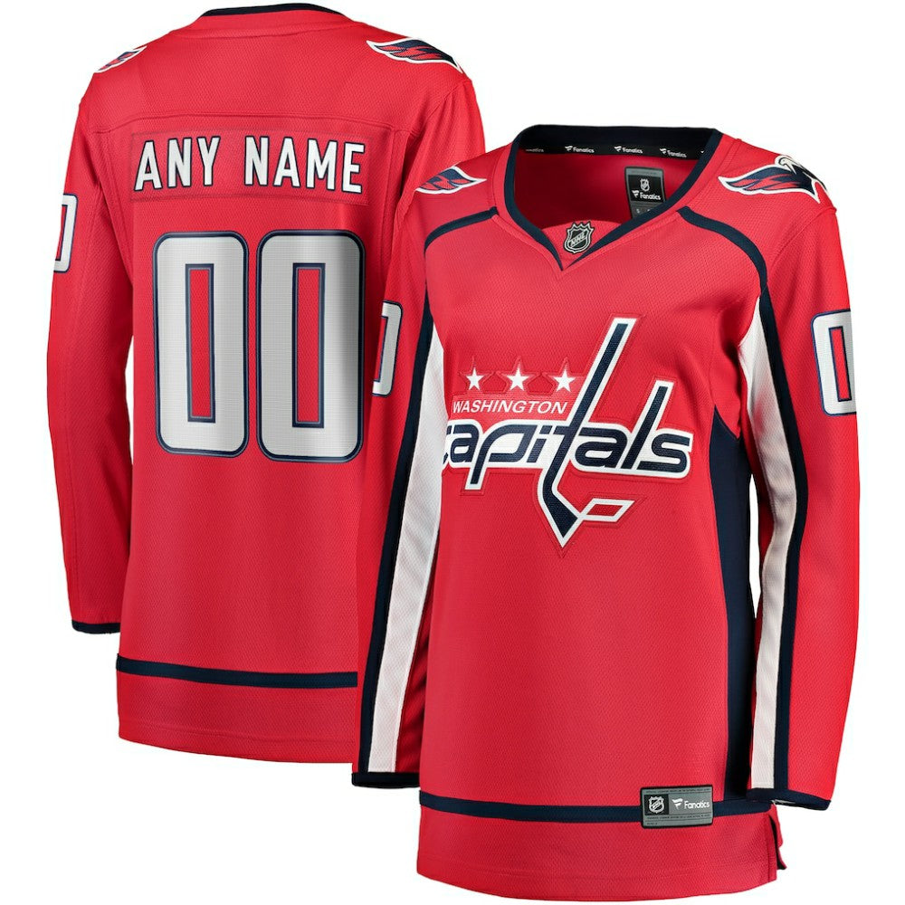NHL Washington Capitals Fanatics Women's Home Breakaway Custom Jersey