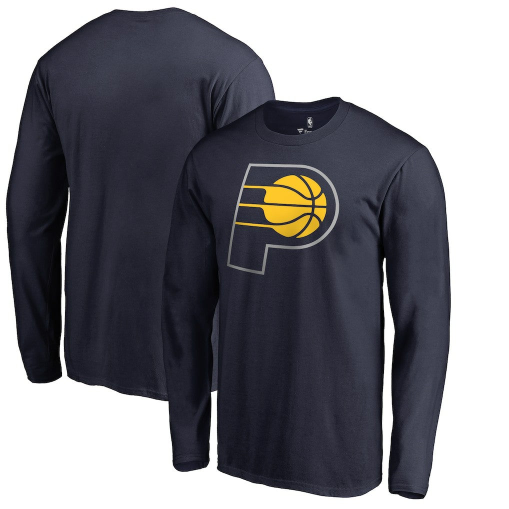 Indiana Pacers Primary Logo Long Sleeve T-Shirt
