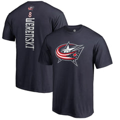 NHL Zach Werenski Columbus Blue Jackets Backer T-Shirt