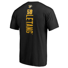 NHL Kris Letang Pittsburgh Penguins Backer T-Shirt