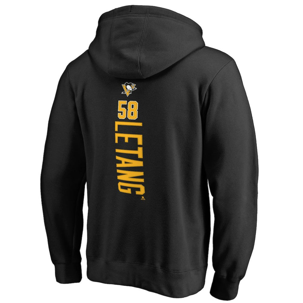 NHL Kris Letang Pittsburgh Penguins Backer Pullover Hoodie