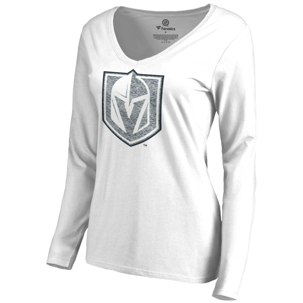 NHL Vegas Golden Knights Women's White Out Long Sleeve T-Shirt