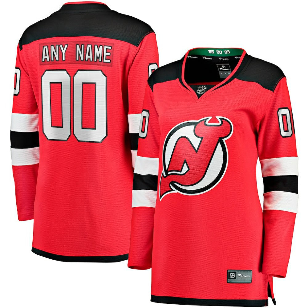 NHL New Jersey Devils Fanatics Women's Home Breakaway Custom Jersey