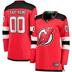 NHL New Jersey Devils Fanatics Women's Home Breakaway Custom Jersey