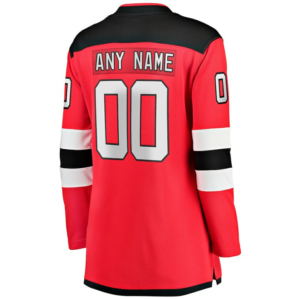NHL New Jersey Devils Fanatics Women's Home Breakaway Custom Jersey