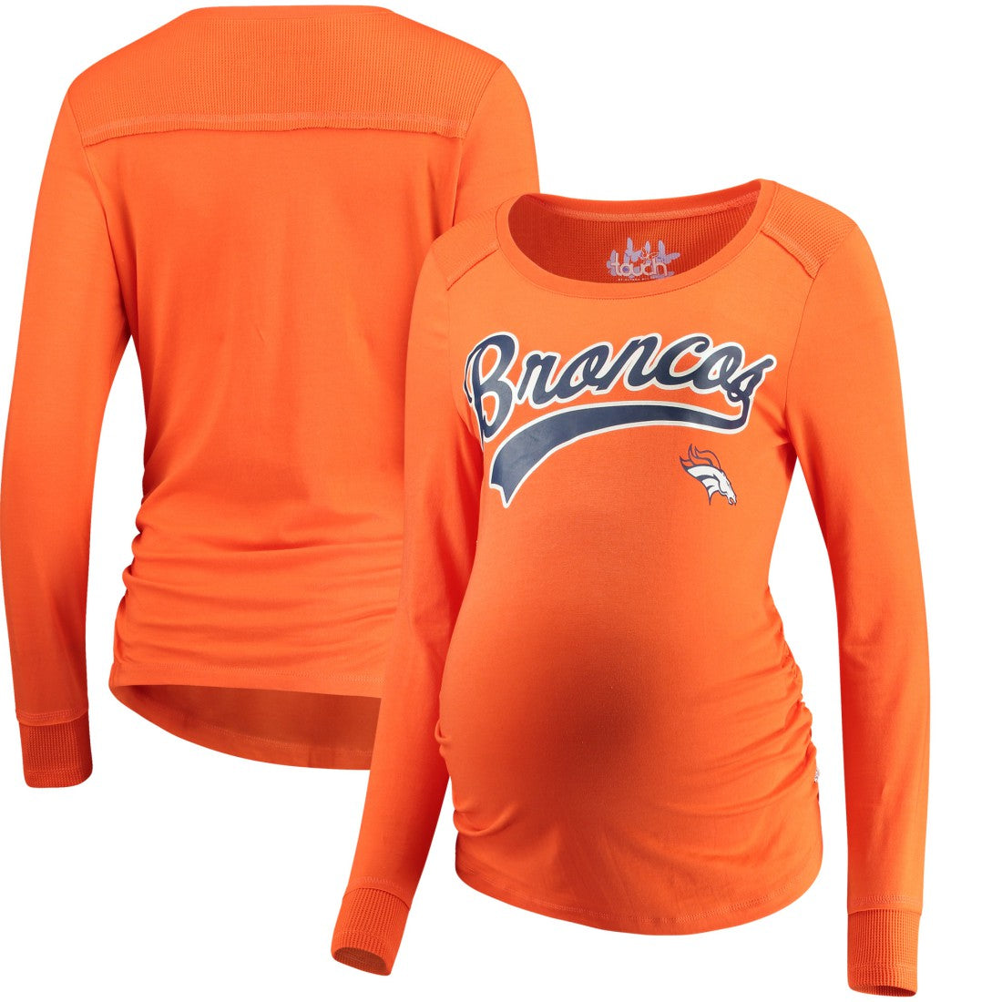 Touch Women's Maternity Yardline Tri-Blend Top - Denver Broncos Tops