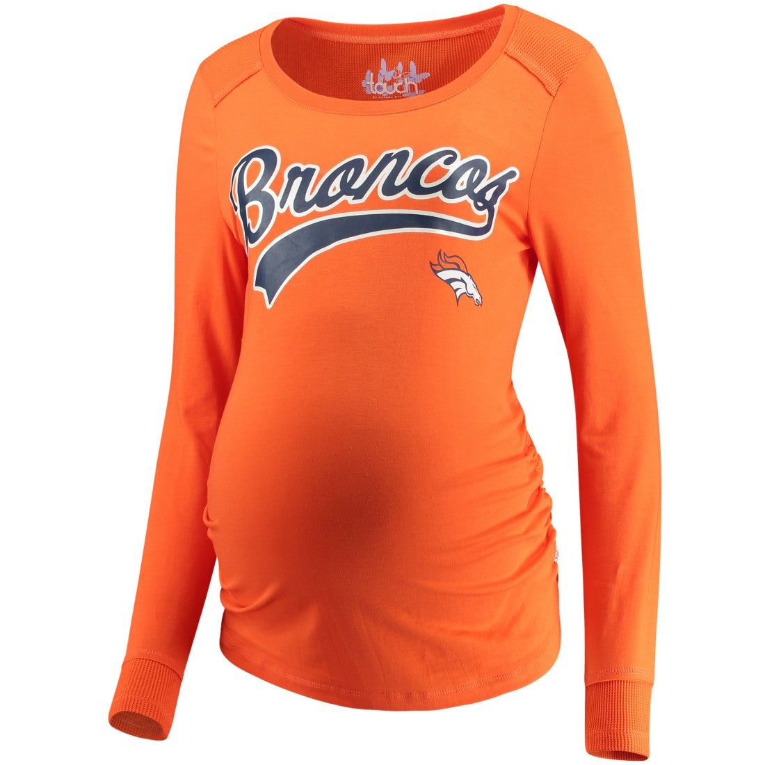 Touch Women's Maternity Yardline Tri-Blend Top - Denver Broncos Tops