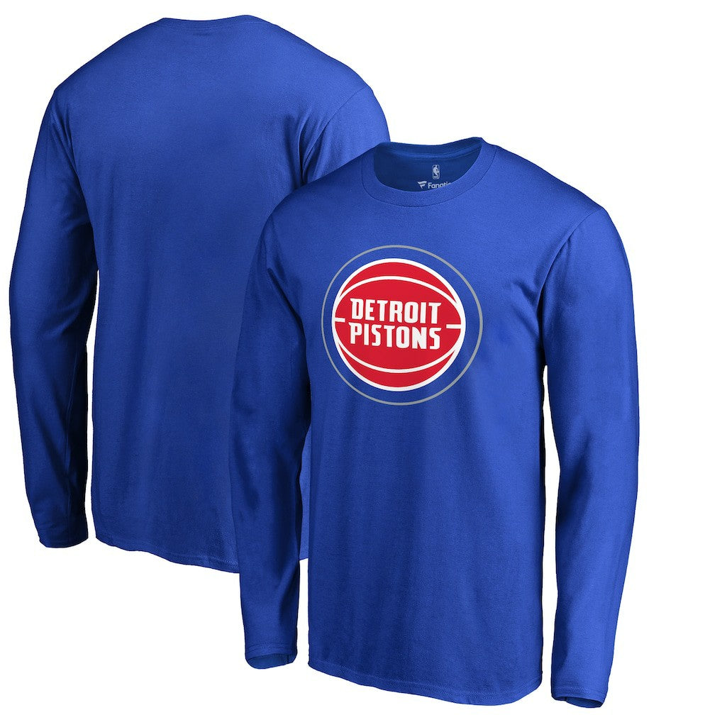 Detroit Pistons Primary Logo 2 Long Sleeve T-Shirt sale
