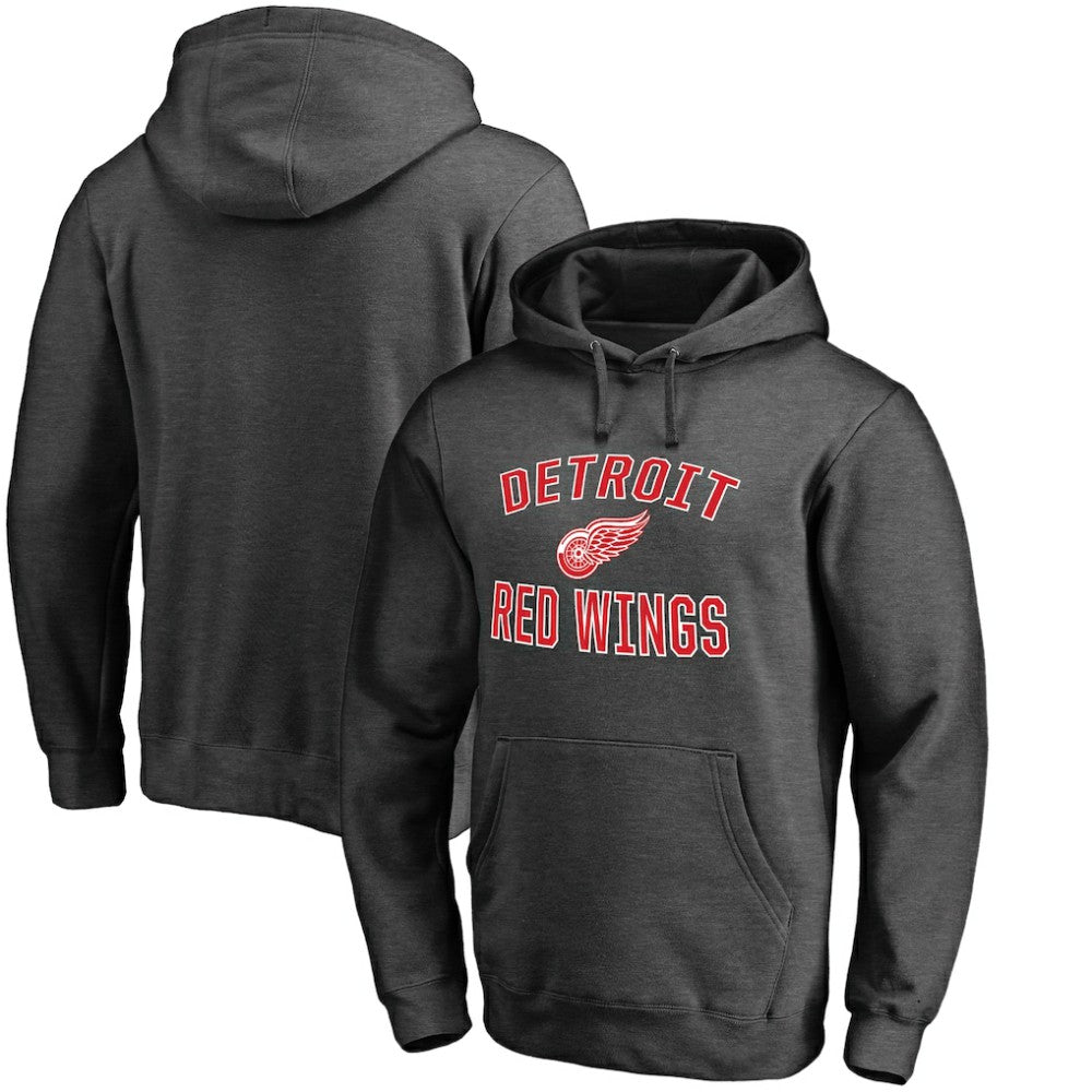 NHL Detroit Red Wings Victory Arch Team Fitted Pullover Hoodie