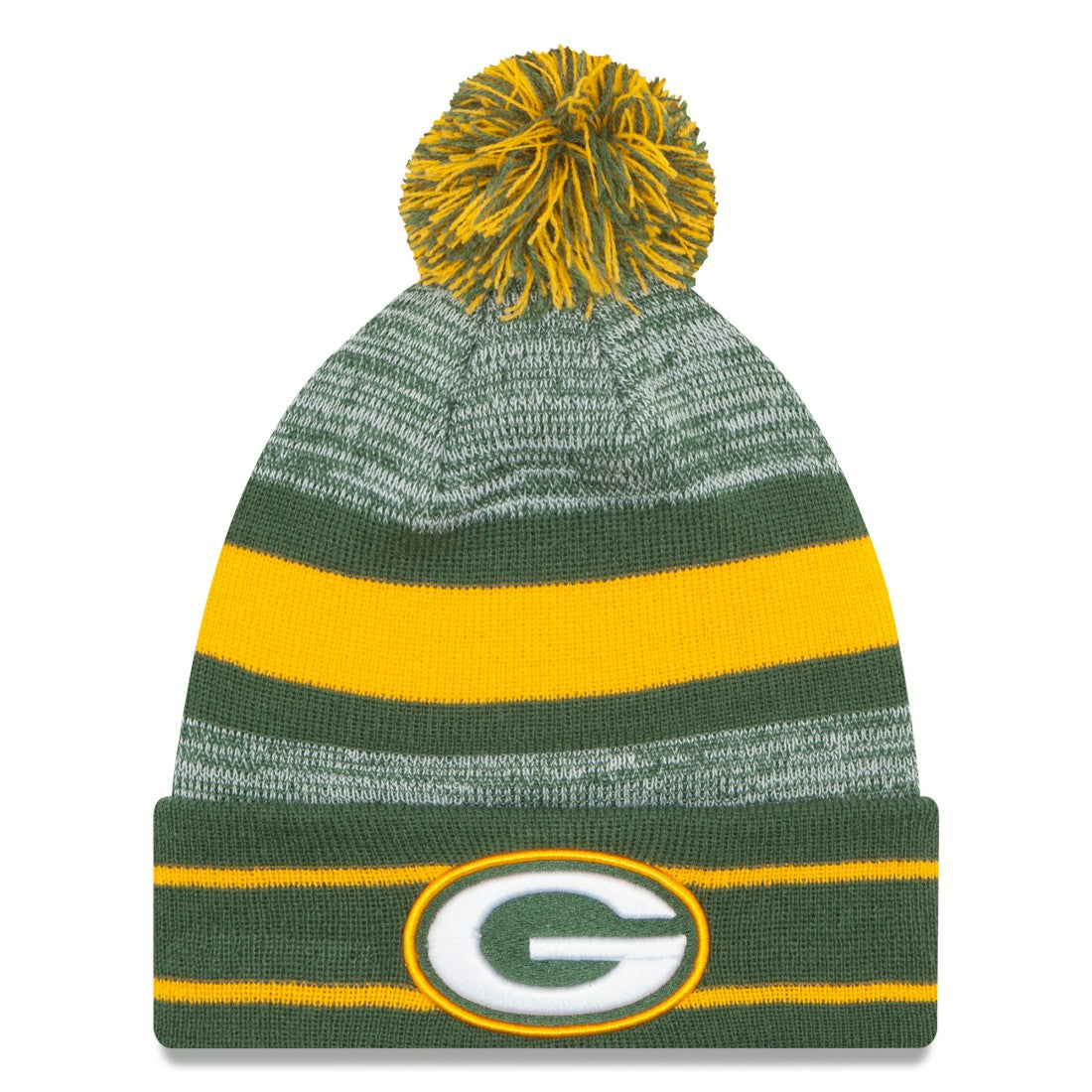 Team Logo Cuffed Knit Hat with Pom - Green Bay Packers Hats