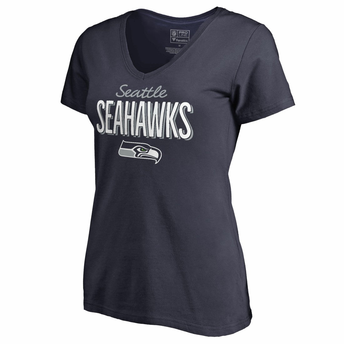 Women's Nostalgia V-Neck T-Shirt - Seattle Seahawks T-shirts