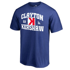 Royal Clayton Kershaw Los Angeles Dodgers Player Hometown Collection CK Strike T-Shirt