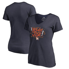 Navy Jose Altuve Houston Astros Women's Player Hometown Collection V-Neck Yes Way Jose T-Shirt