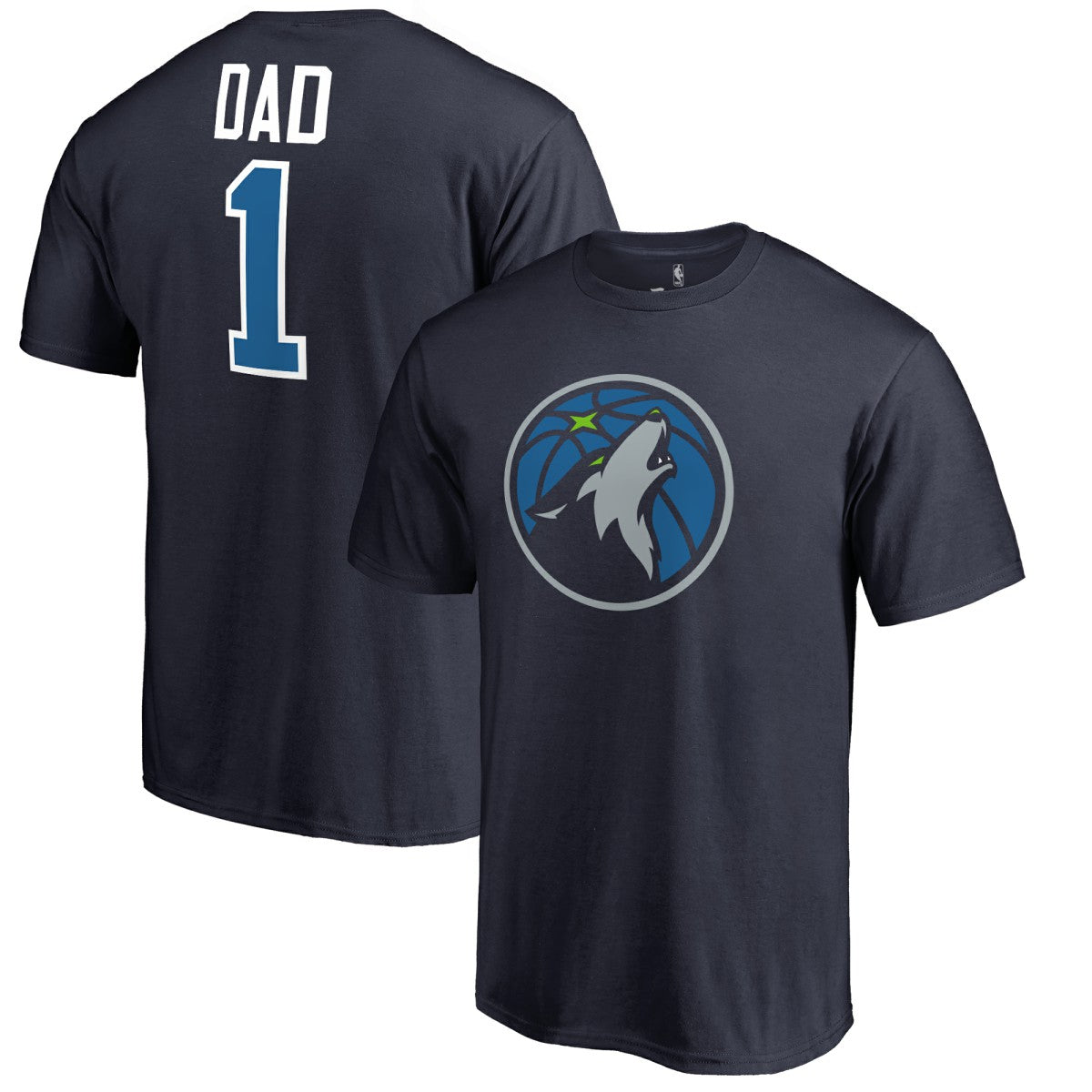 Minnesota Timberwolves #1 Dad T-Shirt
