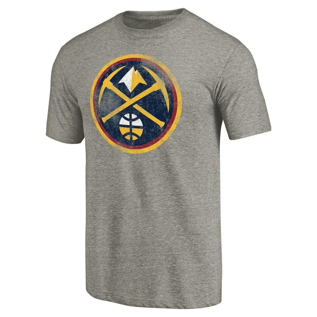 Denver Nuggets Distressed Team Logo Tri-Blend T-Shirt sale