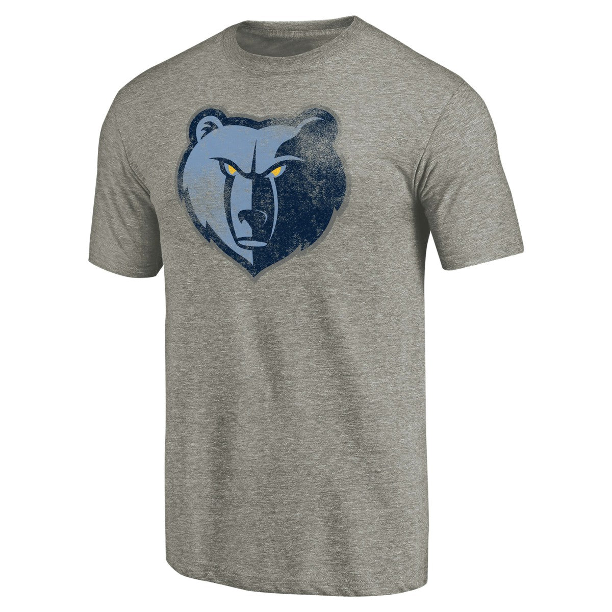 Memphis Grizzlies Distressed Team Logo Tri-Blend T-Shirt
