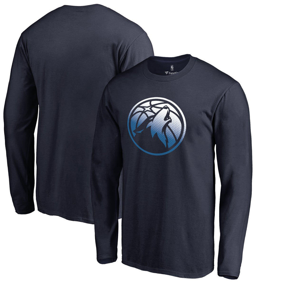 Minnesota Timberwolves Gradient Logo Long Sleeve T-Shirt