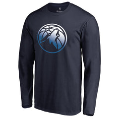 Minnesota Timberwolves Gradient Logo Long Sleeve T-Shirt