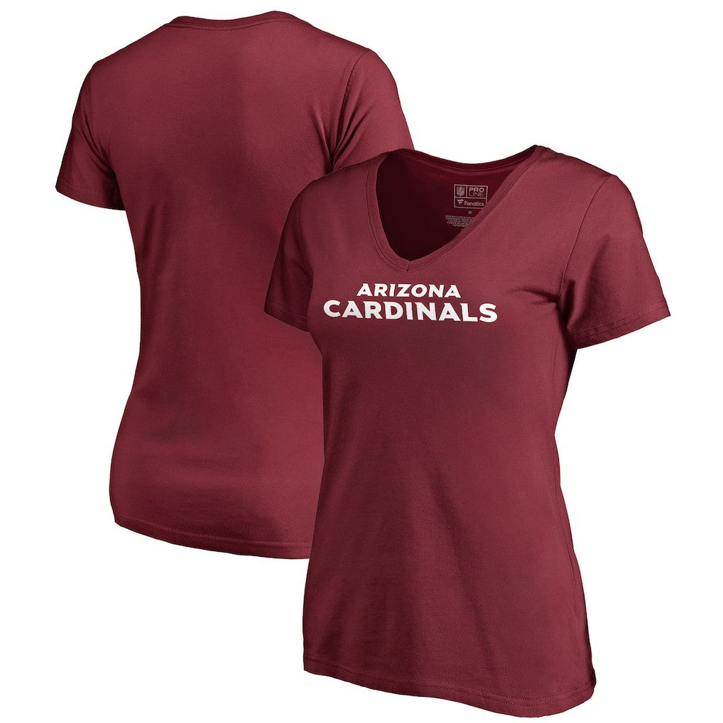 Women's Wordmark V-Neck T-Shirt - Arizona Cardinals T-shirts