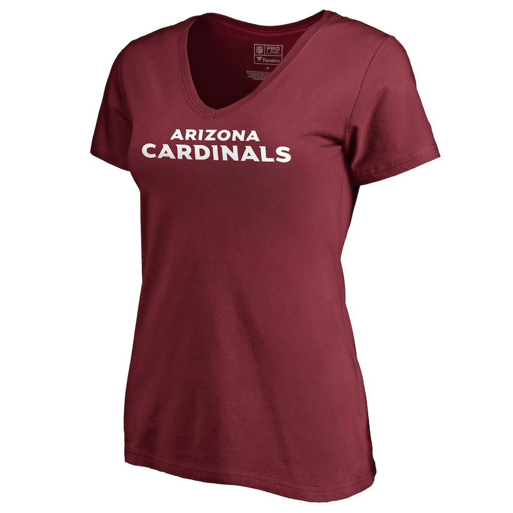 Women's Wordmark V-Neck T-Shirt - Arizona Cardinals T-shirts