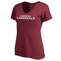 Women's Wordmark V-Neck T-Shirt - Arizona Cardinals T-shirts