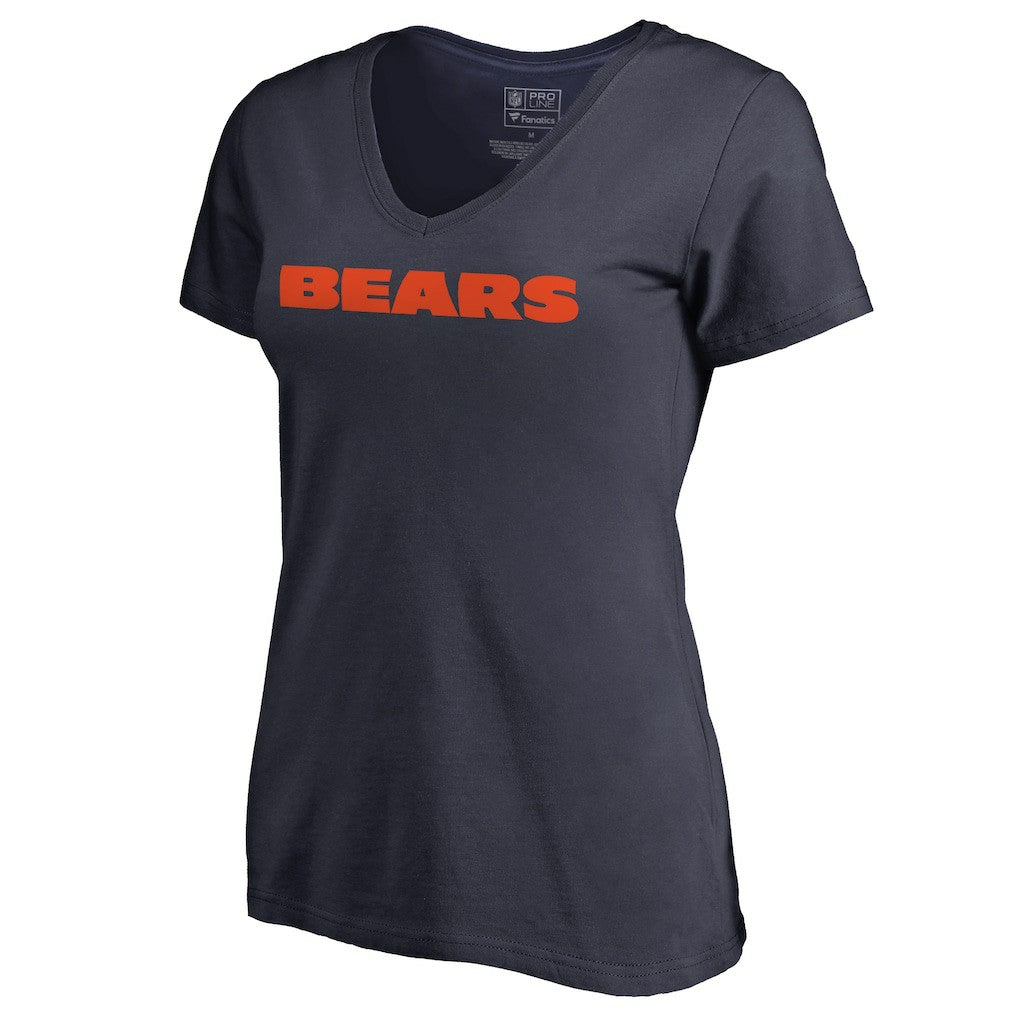 Women's Wordmark V-Neck T-Shirt - Chicago Bears T-shirts