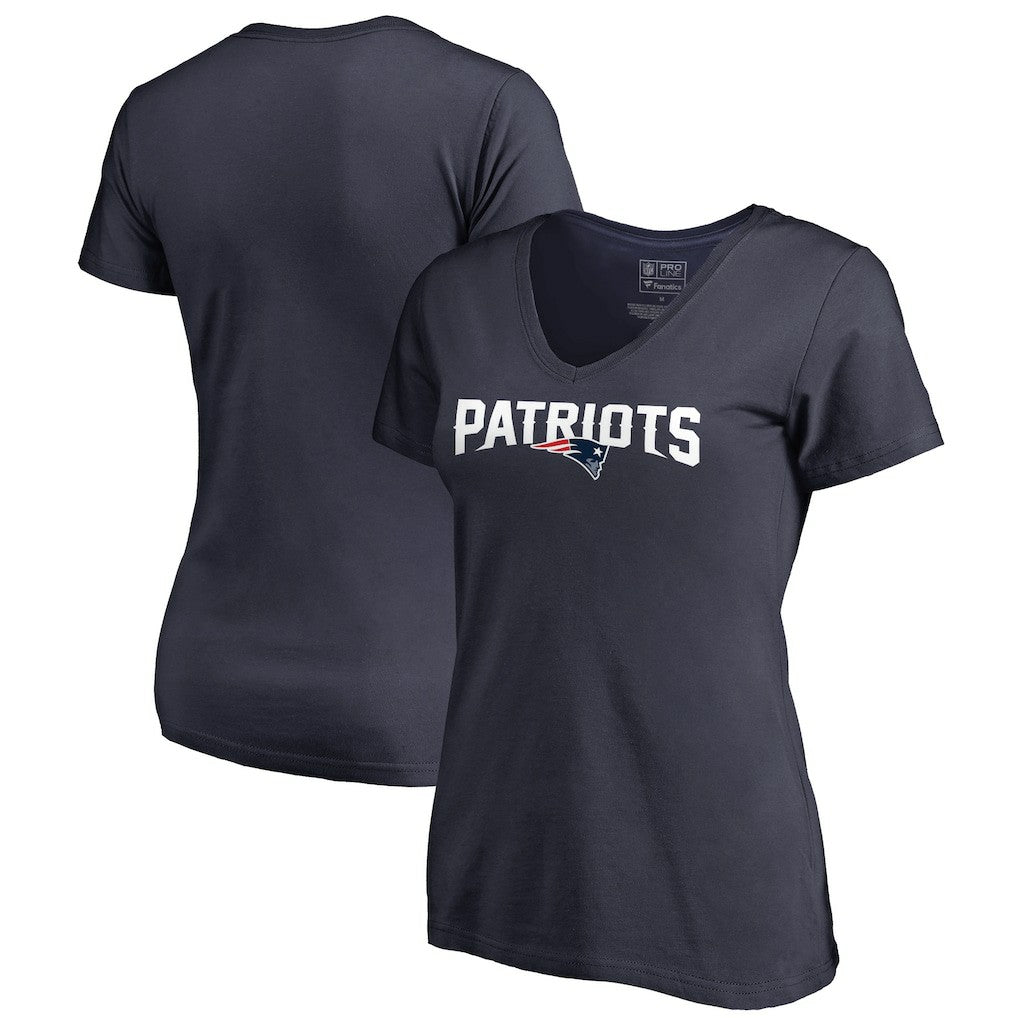 Women's Wordmark V-Neck T-Shirt - New England Patriots T-shirts