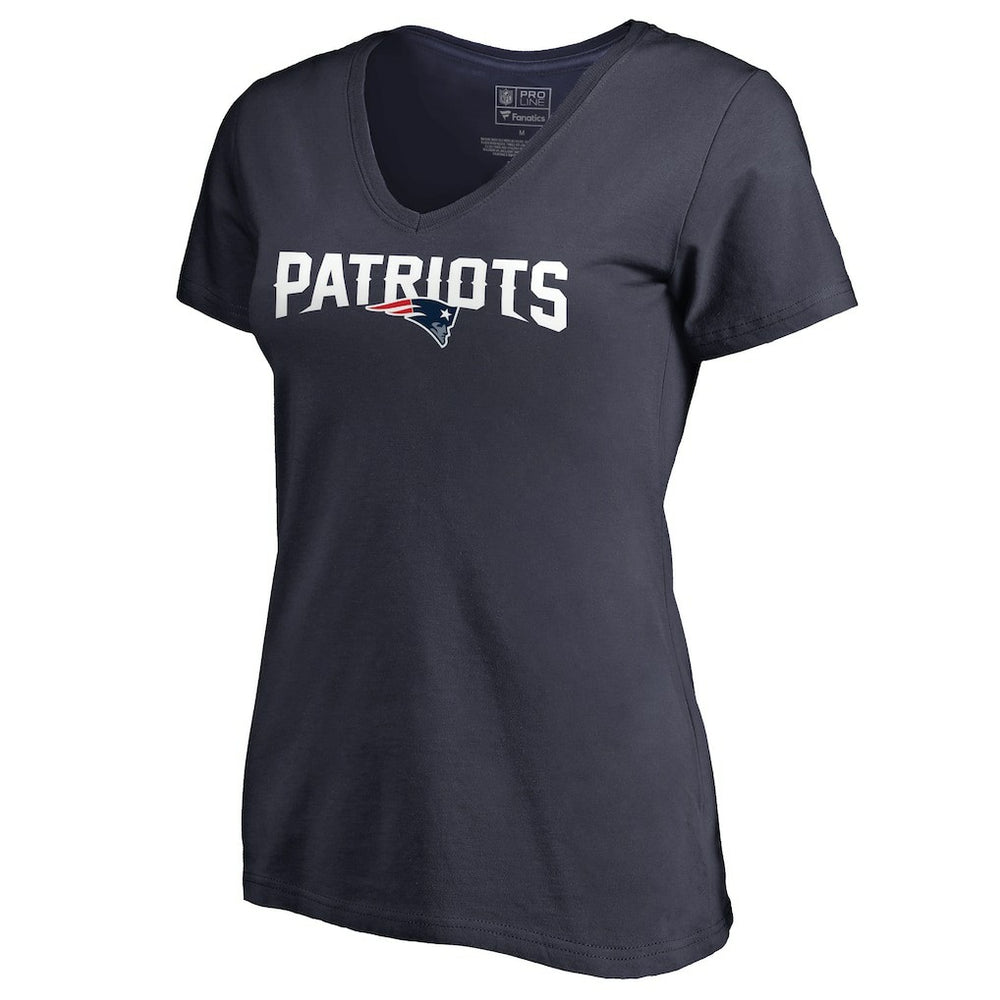 Women's Wordmark V-Neck T-Shirt - New England Patriots T-shirts