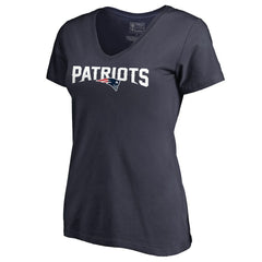 Women's Wordmark V-Neck T-Shirt - New England Patriots T-shirts